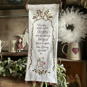 Twas the night before Christmas Banner Embroidery Kit