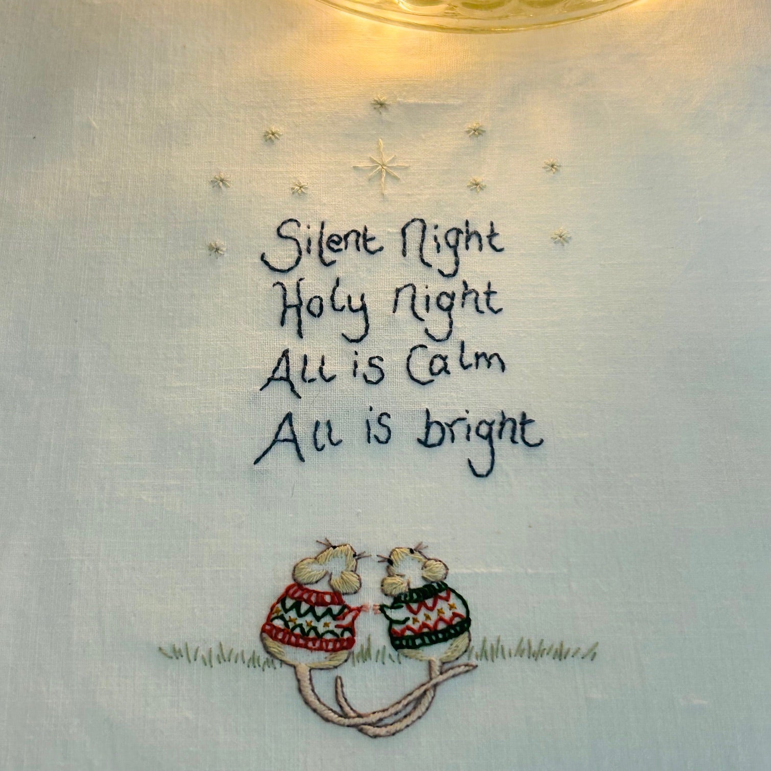 Silent Night Embroidery Kit