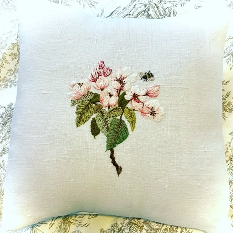 Riddlers Cottage Blossom Linen Cushion Cover Kit