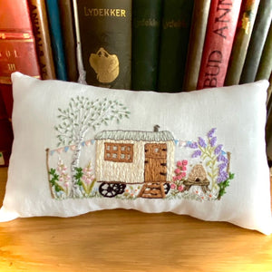 Shepherds Hut Cushion Embroidery Kit