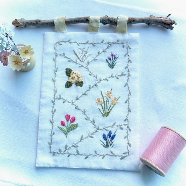 Spring Embroidery Panel – Soukiesoo & the Sew Sisters